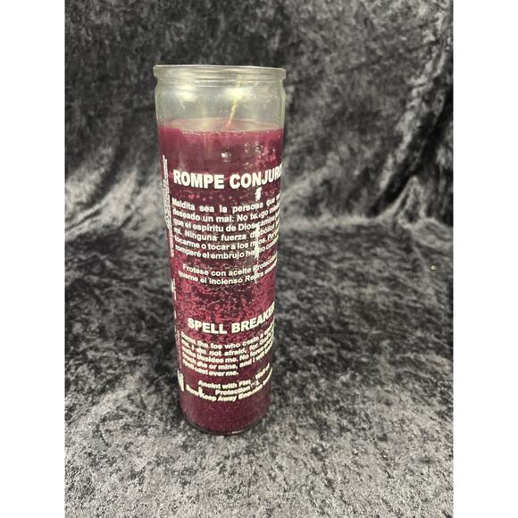 Purple 7-Day Spell Breaker Spiritual Candle, Rompe Conjuros - Picture 3 of 4